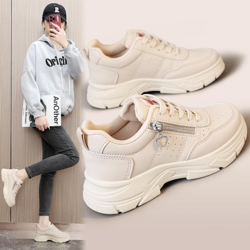 Damen Sneaker Sportlich mit Reißverschluss und Weichem Innenfutter - BerlinGlamour