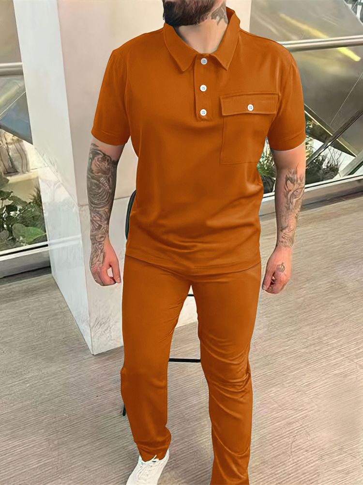 Herren Polo Set Modern mit Hose Berlin Style - BerlinGlamour