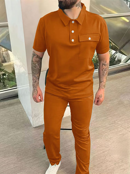 Herren Polo Set Modern mit Hose Berlin Style - BerlinGlamour