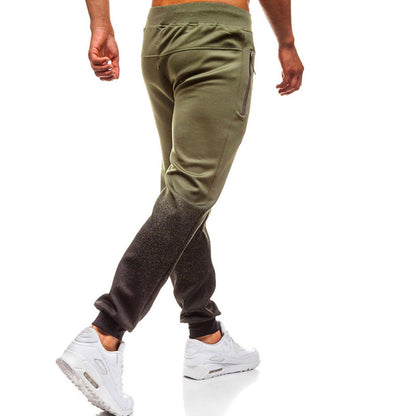 Herren Fitnesshose Atmungsaktiv Reißverschluss Seiten