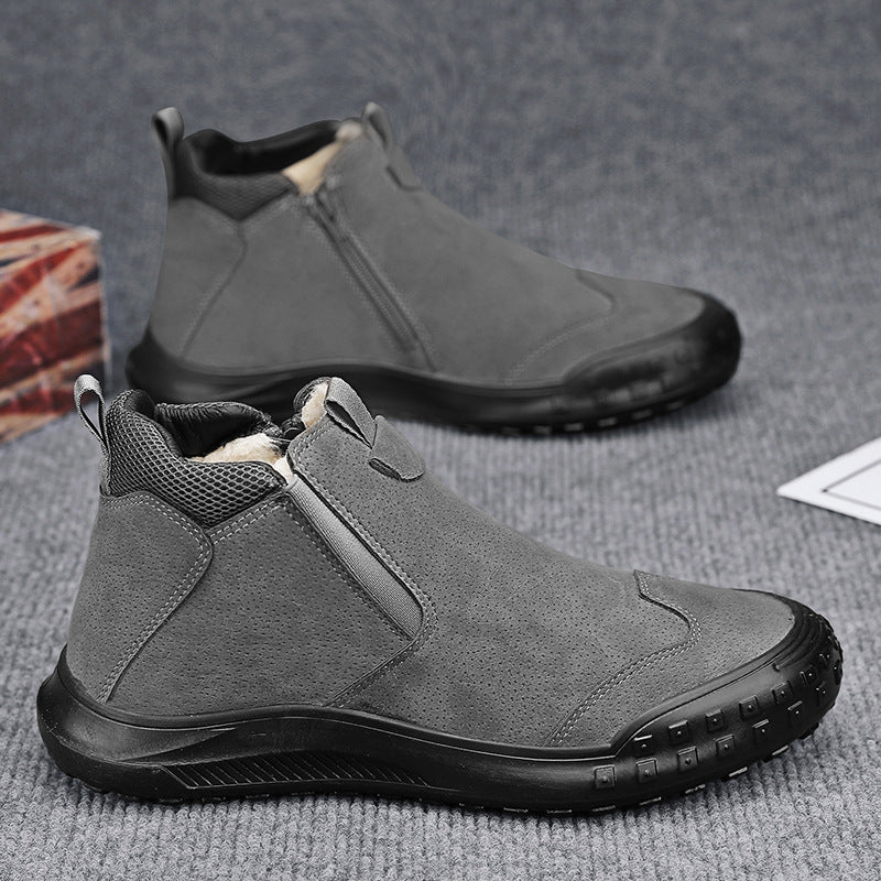 Damen Stiefeletten Weich Bequem Reißverschluss Schuhe