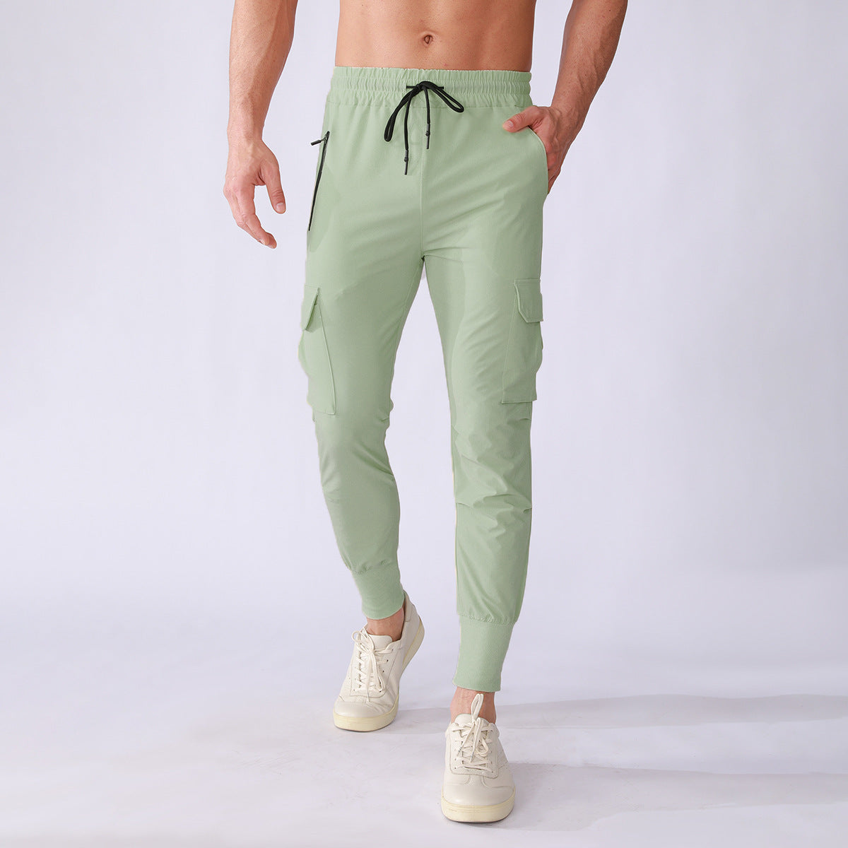 Herren Jogginghose Modern Cargo Bequem Elastisch