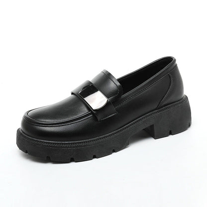 Damen Loafers Elegante Blockabsatz Schuhe Frauen - BerlinGlamour