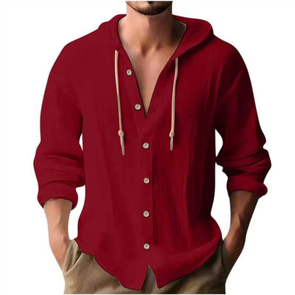 Herren Kapuzenpullover Lässig Mit Tunnelzug Modern