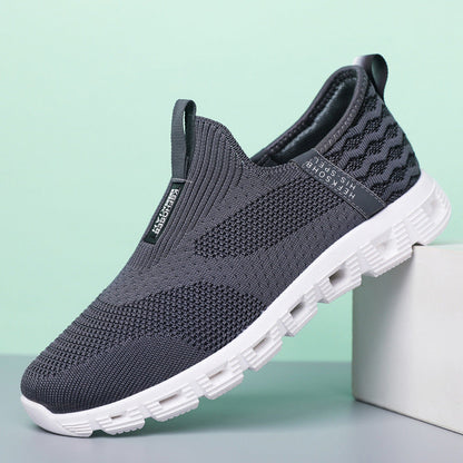 Damen Sneaker Bequem atmungsaktiv Slip-On Schuhe Sportlich