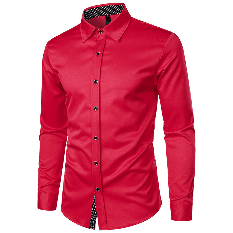 Herren Sommerhemd Elegant mit Druckdetails Modern