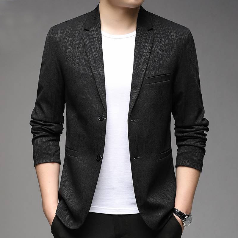 Herren Slimfit Jacke Elegant Muster Modern Style - BerlinGlamour