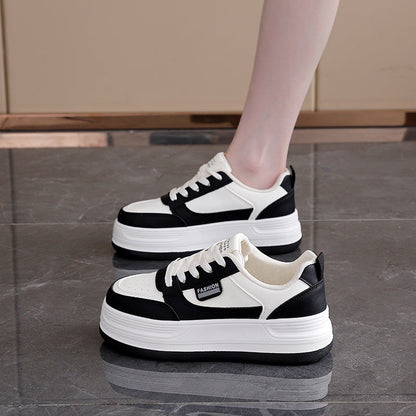 Damen Sneaker Dicksohle Atmungsaktiv Modern