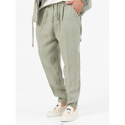 Herren Sommerhose Leicht Elastischer Bund Mit Seitentaschen - BerlinGlamour
