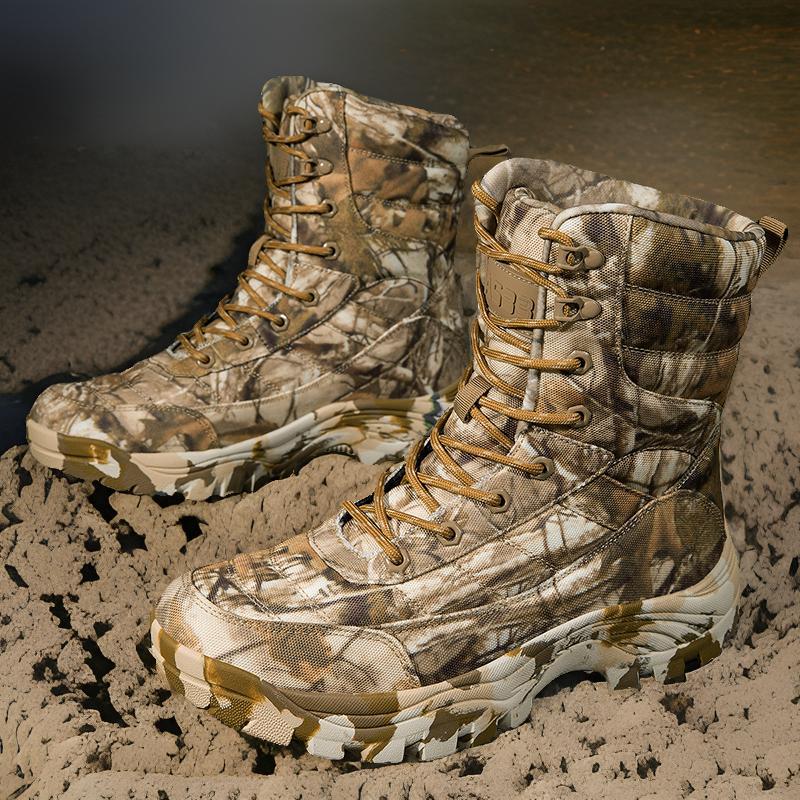 Herren Outdoor-Stiefel Camouflage robust Knöchelschutz