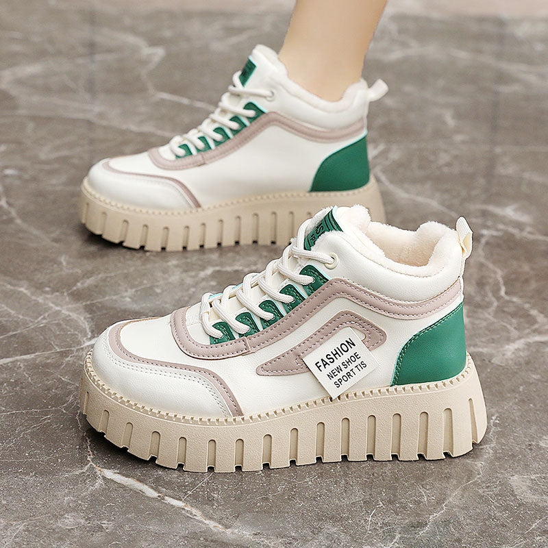 Damen Sneaker High-Top atmungsaktiv Komfort-Sohle