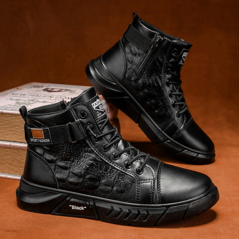 Herren Winterstiefel Sportlich Wärme Isolierend Rutschfest