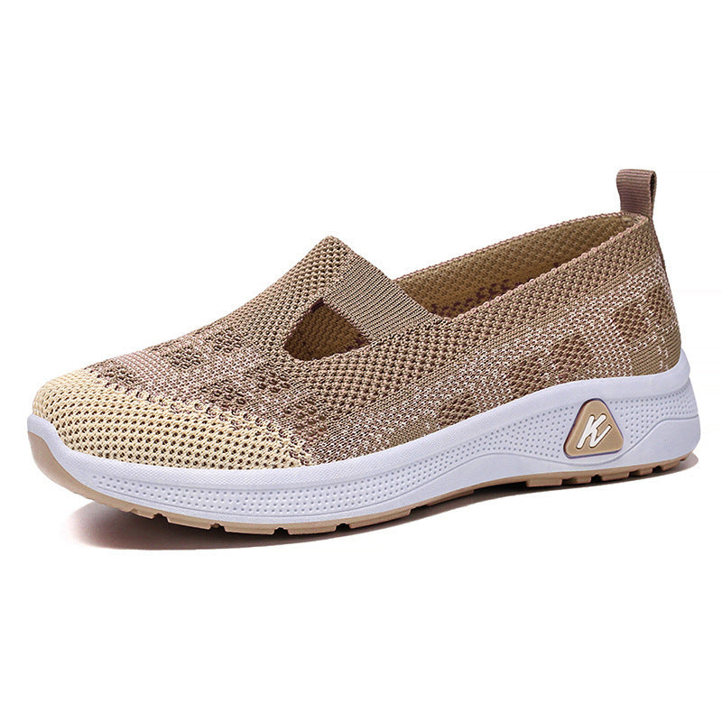 Damen Sneaker Leicht Atmungsaktiv Slip-On bequem