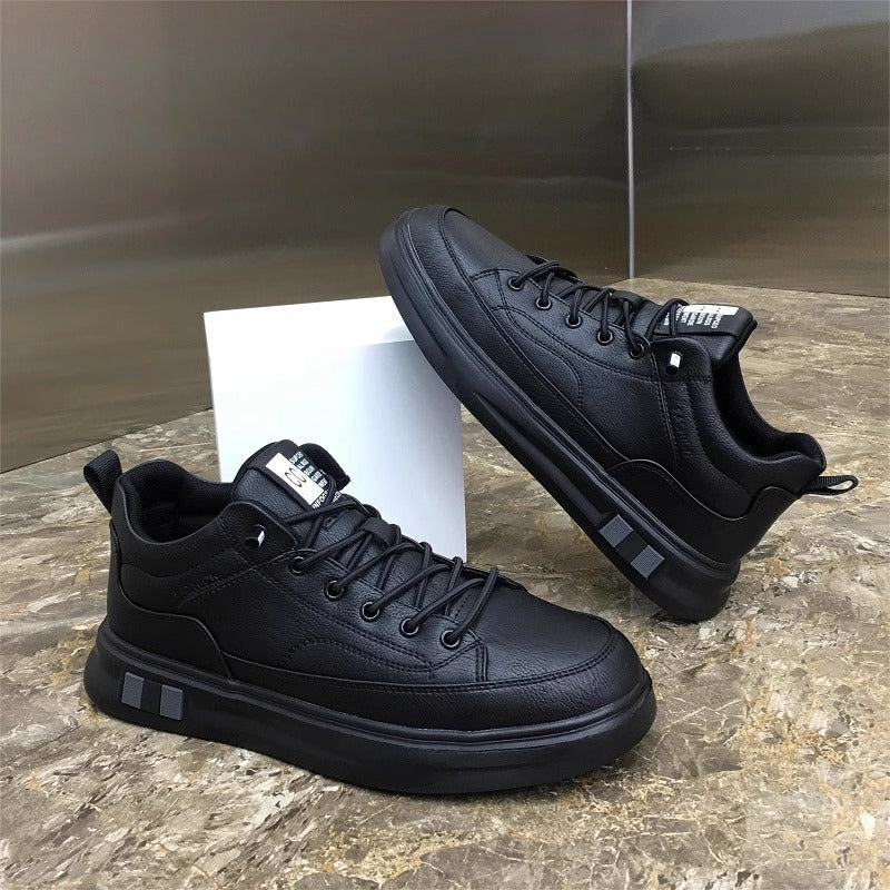 Damen Leder Sneaker Rutschfest Schick Modern - BerlinGlamour