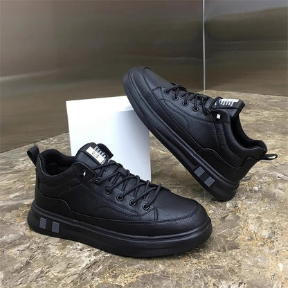 Damen Leder Sneaker Rutschfest Schick Modern - BerlinGlamour