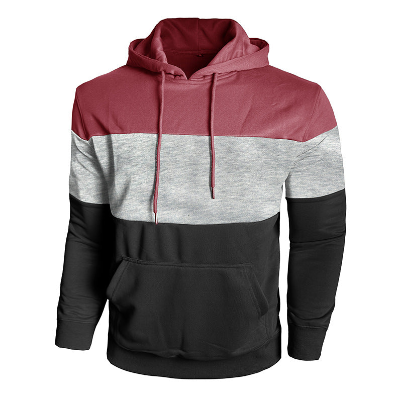 Herren Kapuzenpullover Trendig Farbblock Design Modern