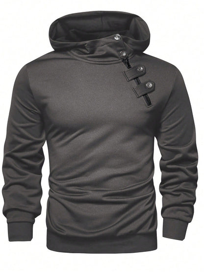 Herren Hoodie Kapuze Praktisch Mit Taschen