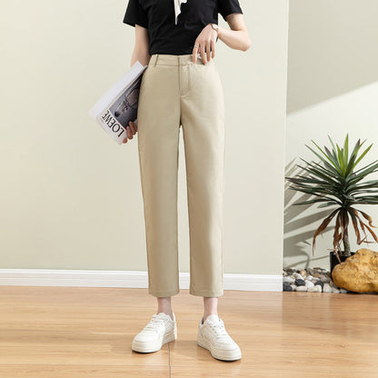 Damen Chino Hose Elastisch Stretch
