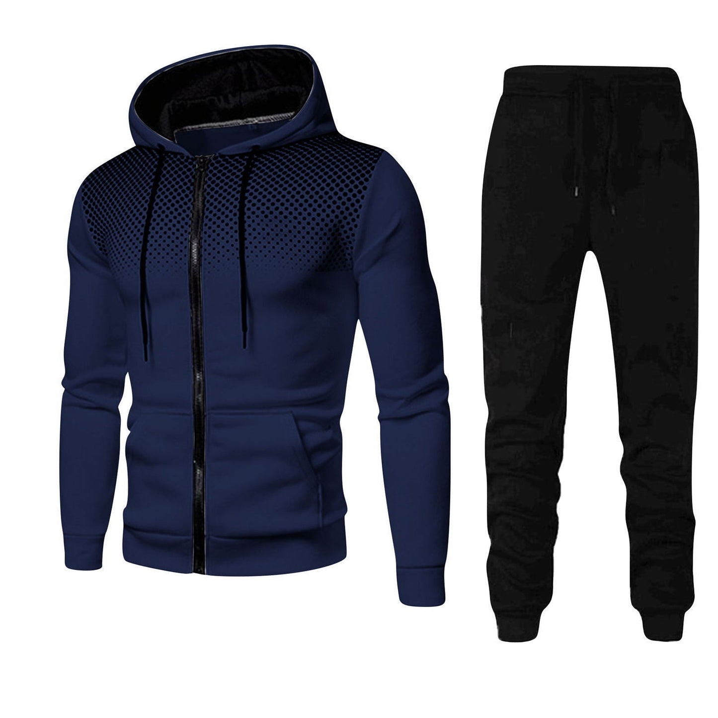 Herren Sportanzug Kapuzenjacke atmungsaktiv Reflektierend