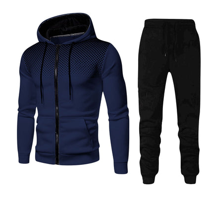 Herren Sportanzug Kapuzenjacke atmungsaktiv Reflektierend
