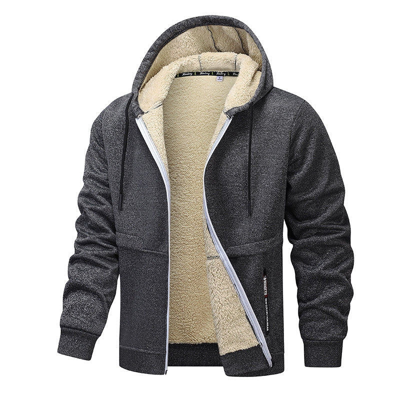 Herren Fleecejacke Warm Isoliert Winterjacke - BerlinGlamour