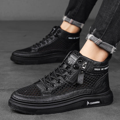 Damen Sneaker High-Top atmungsaktiv mit Weichsohle