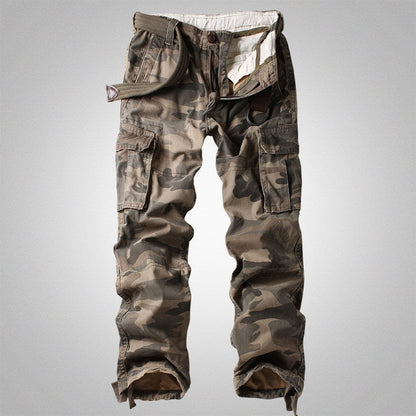 Herren Cargohose Camo Modern Taschen