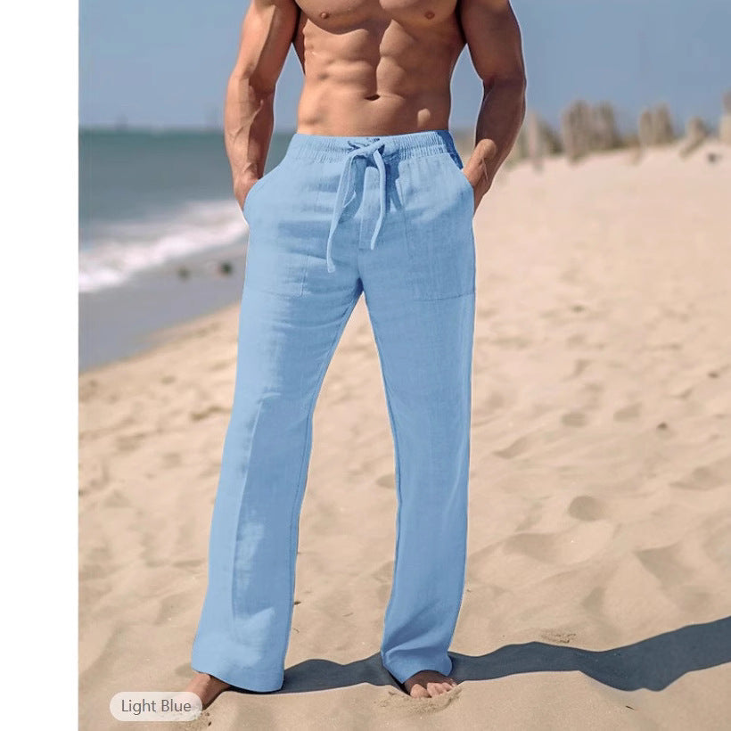 Bequeme Herren Leinenhose Sommerlich Elegant