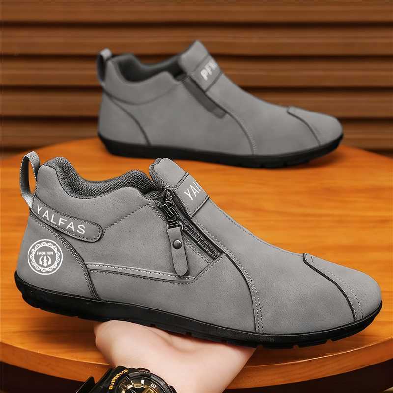 Damen Ankle Boots Leicht Wasserabweisend Reißverschluss