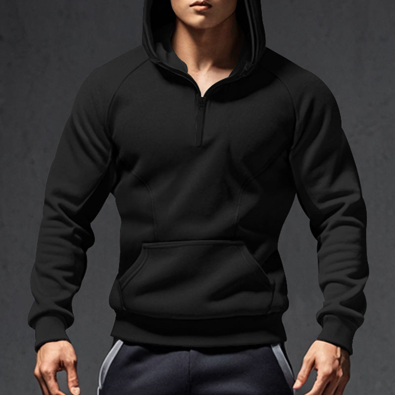 Herren Kapuzenpullover Mit Kängurutasche Modern Sportlich