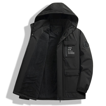 Herren Outdoor-Jacke Warm Isoliert Wasserdicht - BerlinGlamour