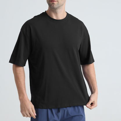 Herren T-Shirt Bequem Loose Fit aus Baumwolle