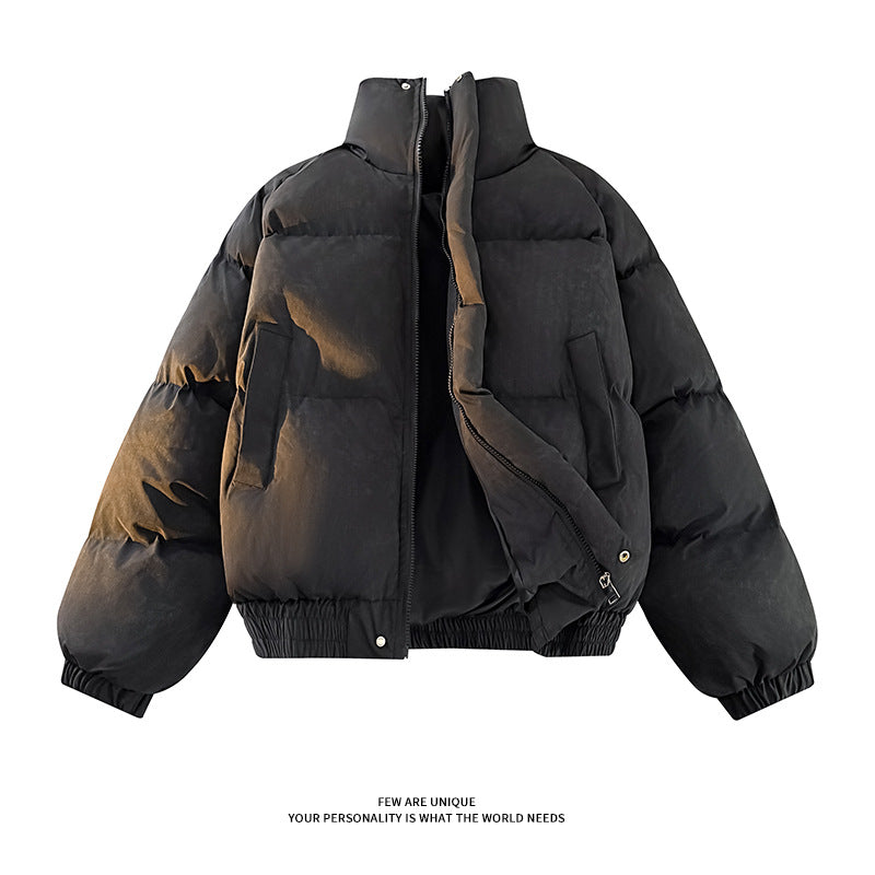Damen Daunenjacke Warm Elegant Hoch Kragen