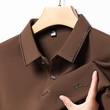 Herren Poloshirt Langarm Feuchtigkeitsregulierend Hochwertig