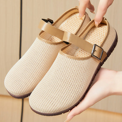 Damen Clogs Bequem Atmungsaktiv mit Verstellbarem Riemen