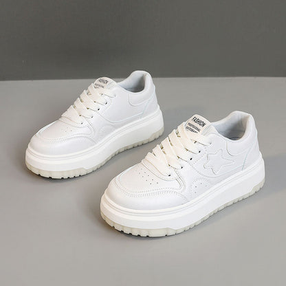 Damen Sneaker Hochplateau Atmungsaktiv Sportlich