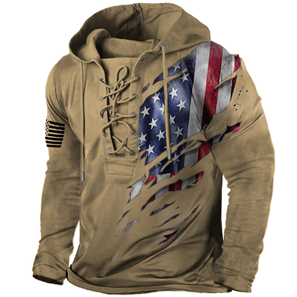 Männer Kapuzenpullover mit coolem Grafik-Design