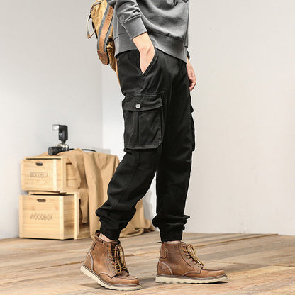 Herren Cargo-Hose Elastisch Praktisch mit Seitentaschen