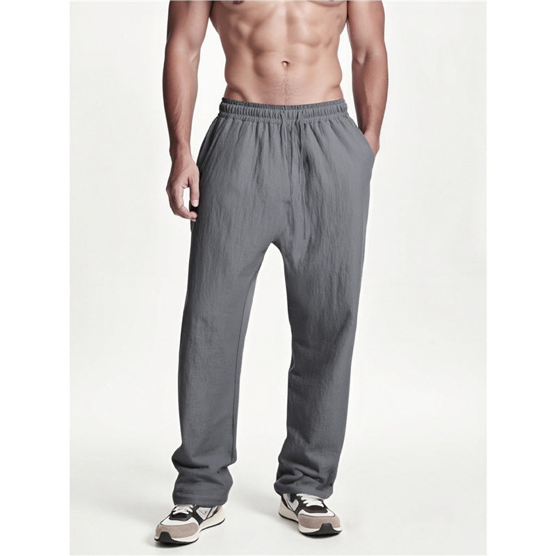 Herren Sport-hose Freizeit-hose Bequem Grau