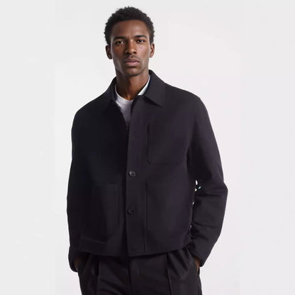 Herren Designerjacke Mit Taschen Modern Berlin Stil