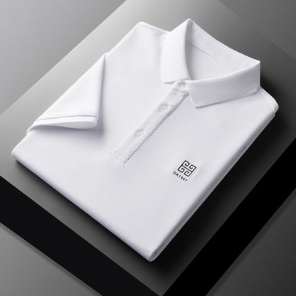 Herren Poloshirt Klassisch Elegantes Piqué-Shirt