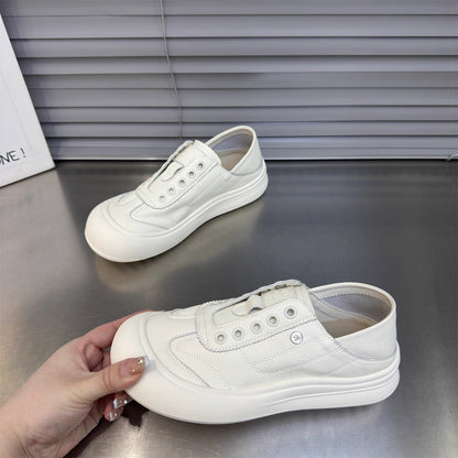 Damen Slipper Klettverschluss Modern Bequem