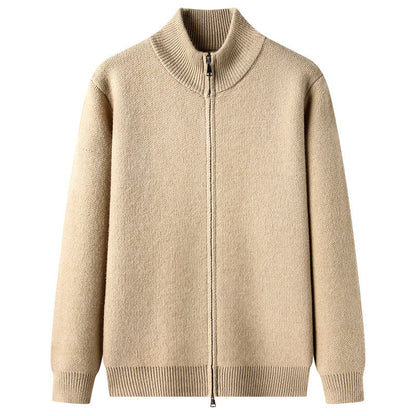 Herren Strickjacke Moderner Kragen Hochwertig
