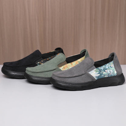 Herren Freizeitschuhe Atmungsaktiv Slip-On Bequem Flexibles Sohlenprofil