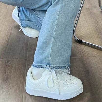 Damen SneakerSportliche Hohe Sohle Sneakers mit weicher Innensohle