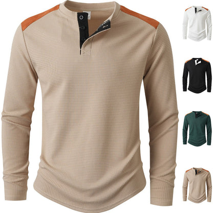 Männer Langarmshirt Strukturdesign Modern Berlin Style - BerlinGlamour