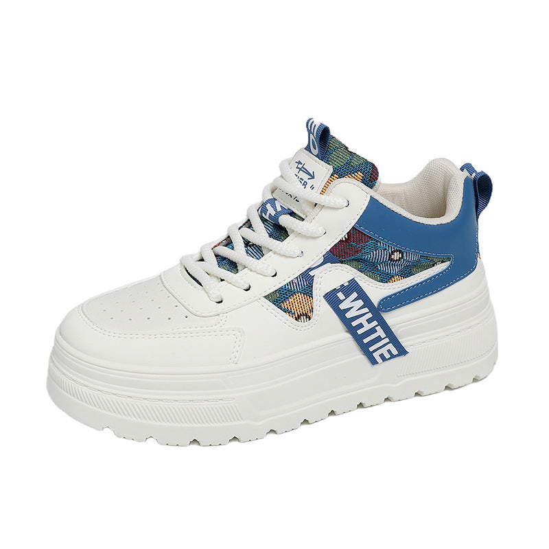 Damen Sneaker Sportlich Bequem Laufsohle Trendy