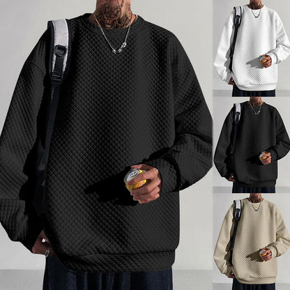 Herren Sweatshirt Urban Style Lässig Strukturiert - BerlinGlamour