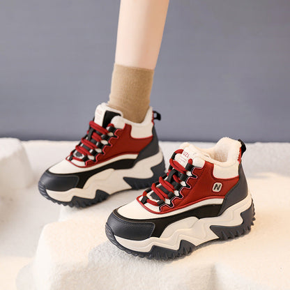 Damen Sneaker High-Top Sportlich Dämpfend Komfort