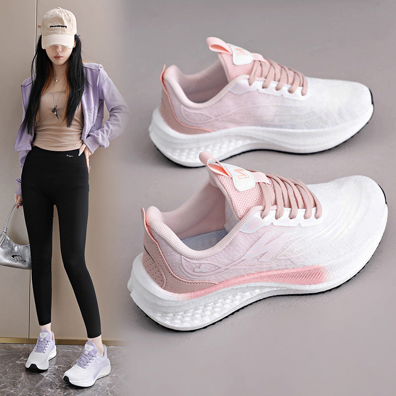 Damen Laufschuhe Leicht atmungsaktiv Sportschuhe Schwarz - BerlinGlamour